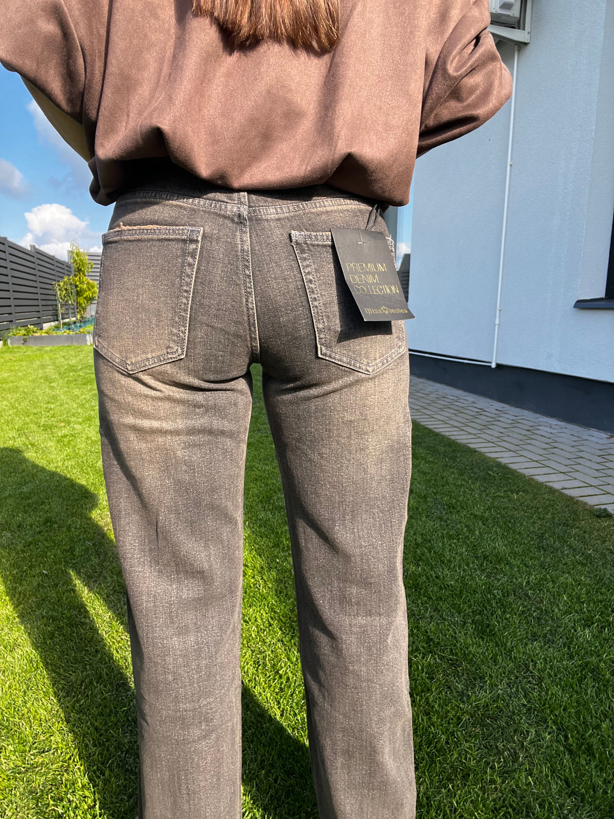 Premium džinsai Brown