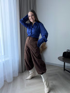 Lumina kelnės Suede Wide