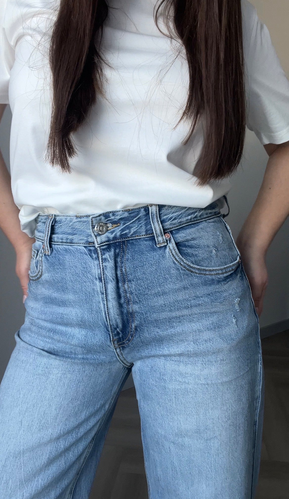 Premium džinsai Light blue