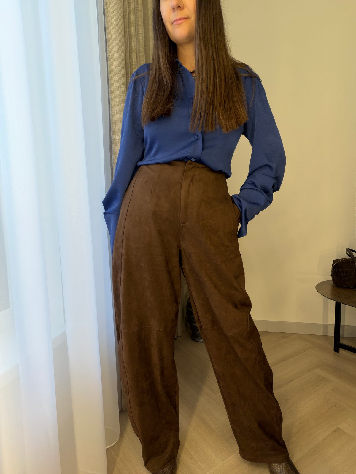 Lumina kelnės Suede Wide