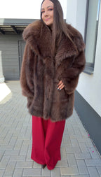 Lumina paltas Chocolate Fur