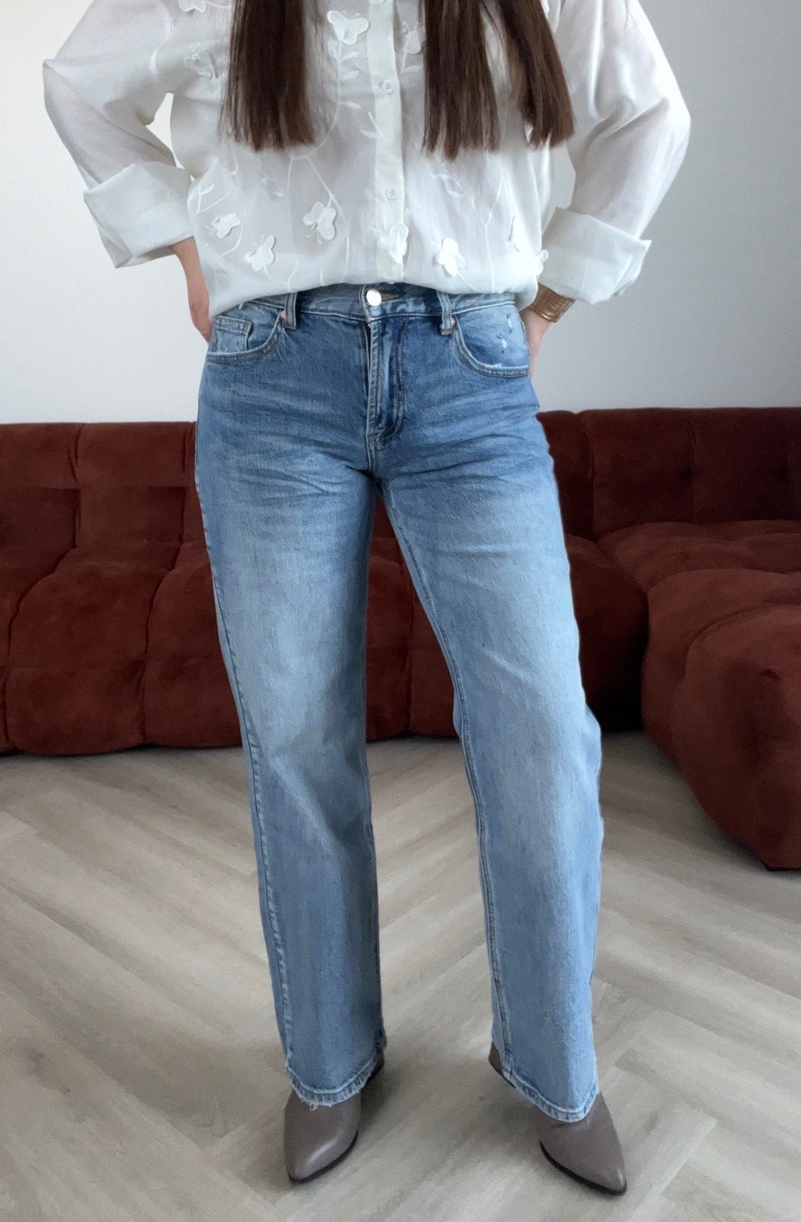 Premium džinsai Straight