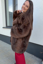 Lumina paltas Chocolate Fur
