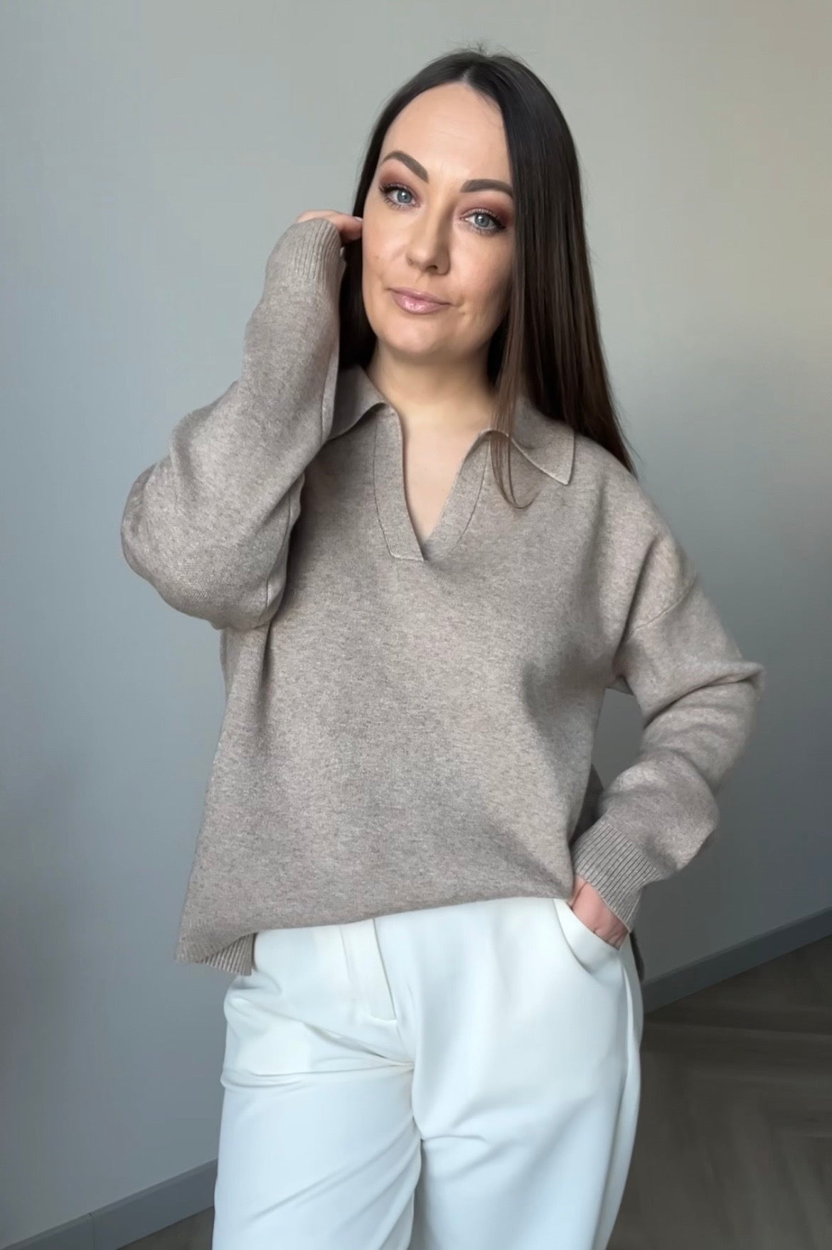 Megztinis Casual su kašmyru