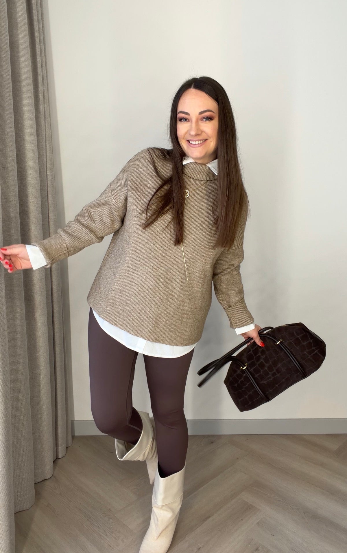 Megztinis Elegant su kašmyru