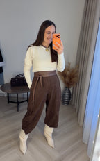 Lumina kelnės Suede Wide