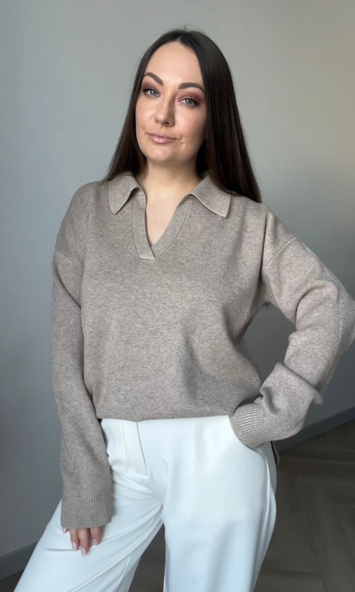 Megztinis Casual su kašmyru