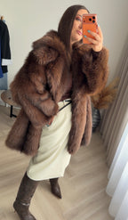 Lumina paltas Chocolate Fur