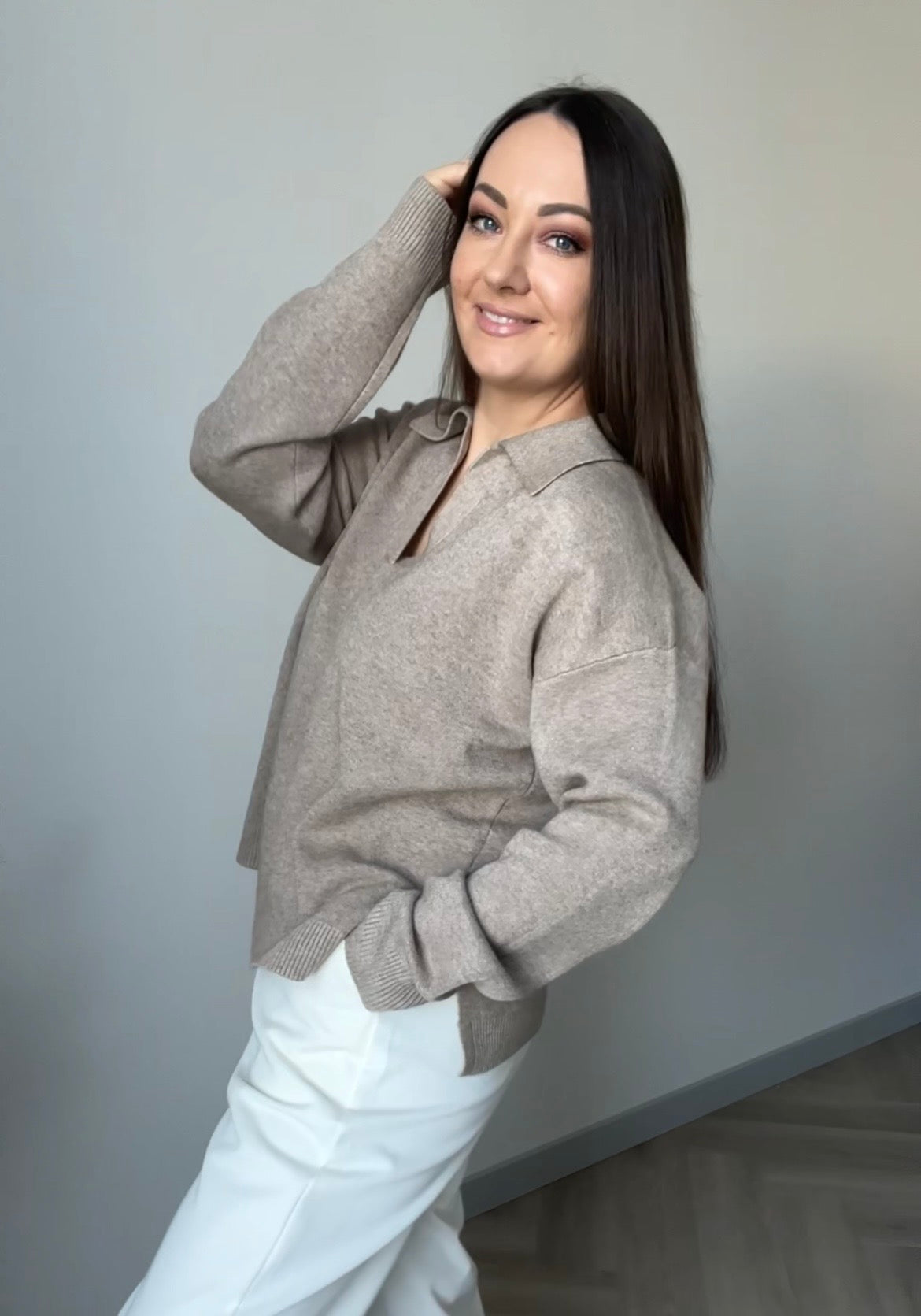 Megztinis Casual su kašmyru