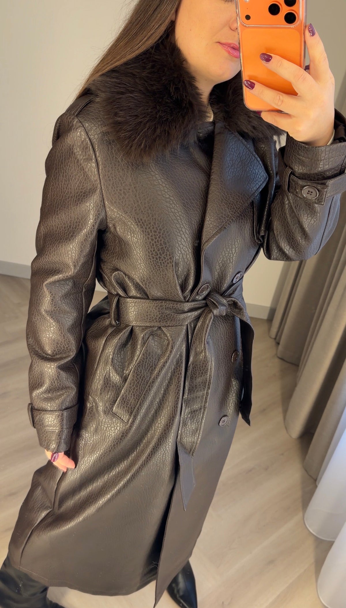 Trench coat pašiltintas Mur (S iki XL)