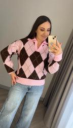 Megztinis Polo rombai