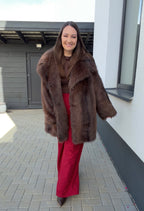 Lumina paltas Chocolate Fur