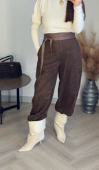 Lumina kelnės Suede Wide