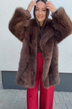Lumina paltas Chocolate Fur
