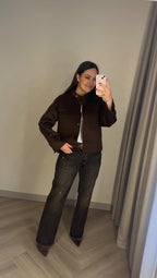 Premium džinsai Brown