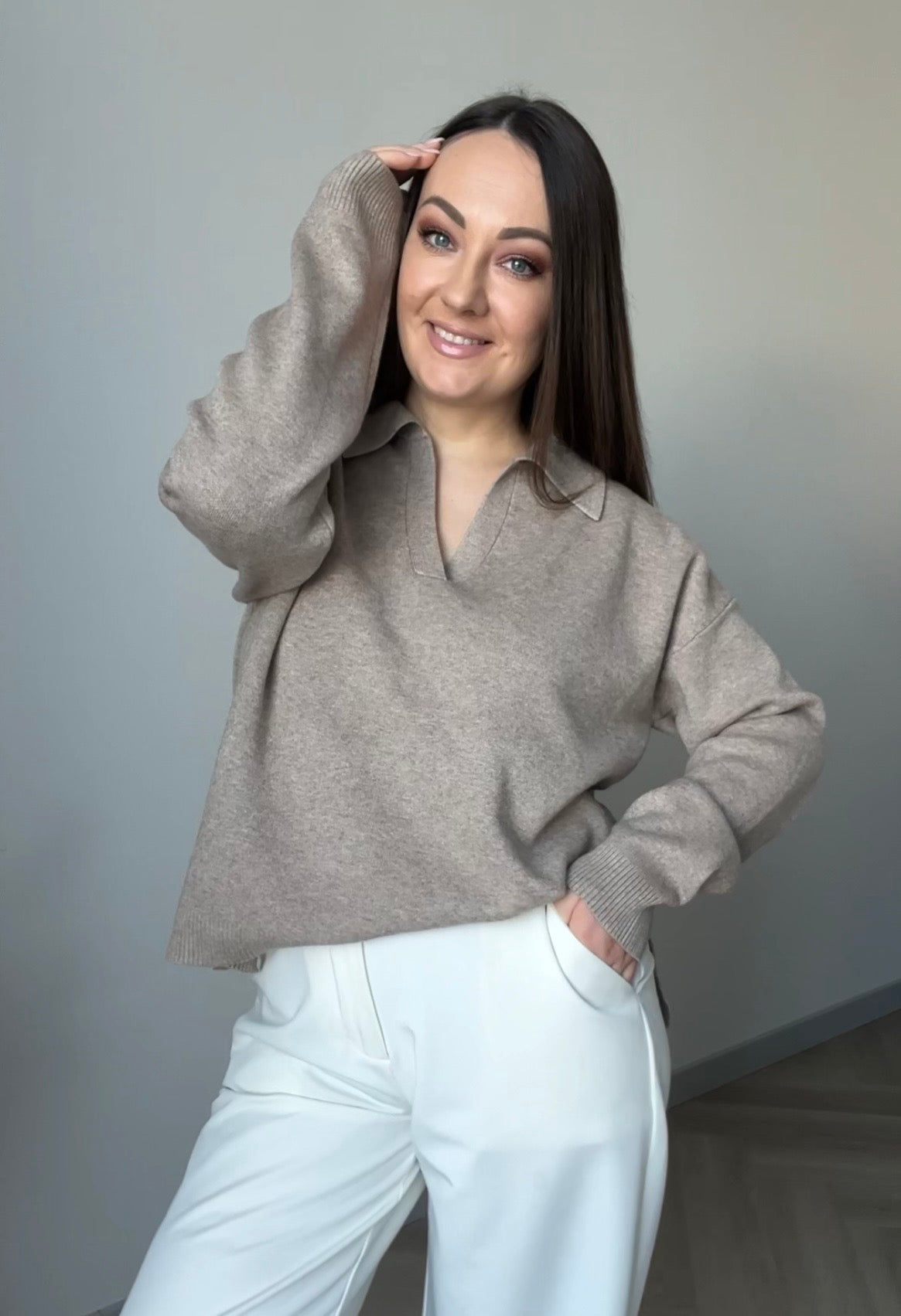 Megztinis Casual su kašmyru