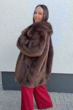 Lumina paltas Chocolate Fur