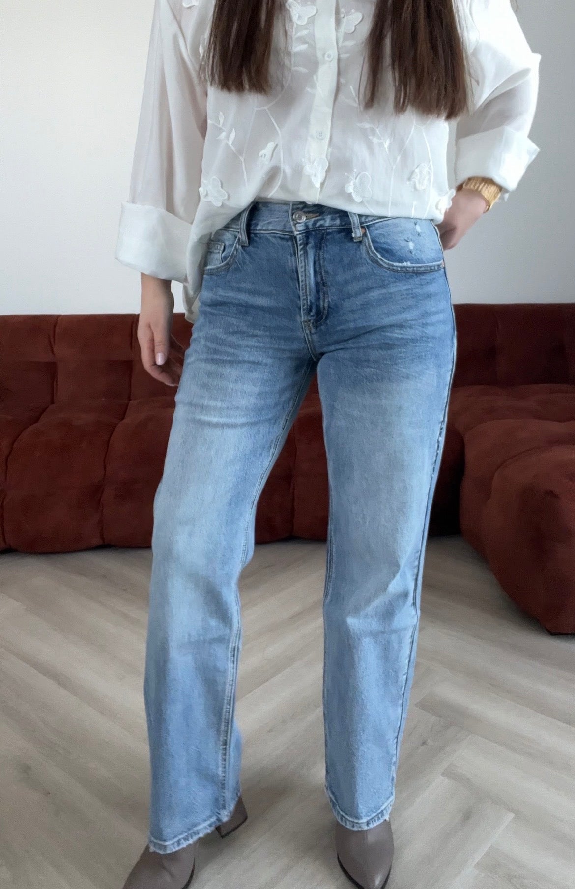 Premium džinsai Straight