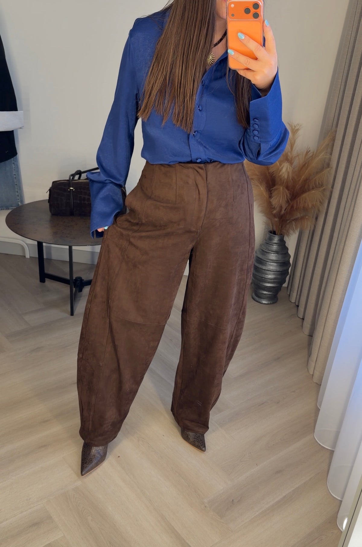 Lumina kelnės Suede Wide