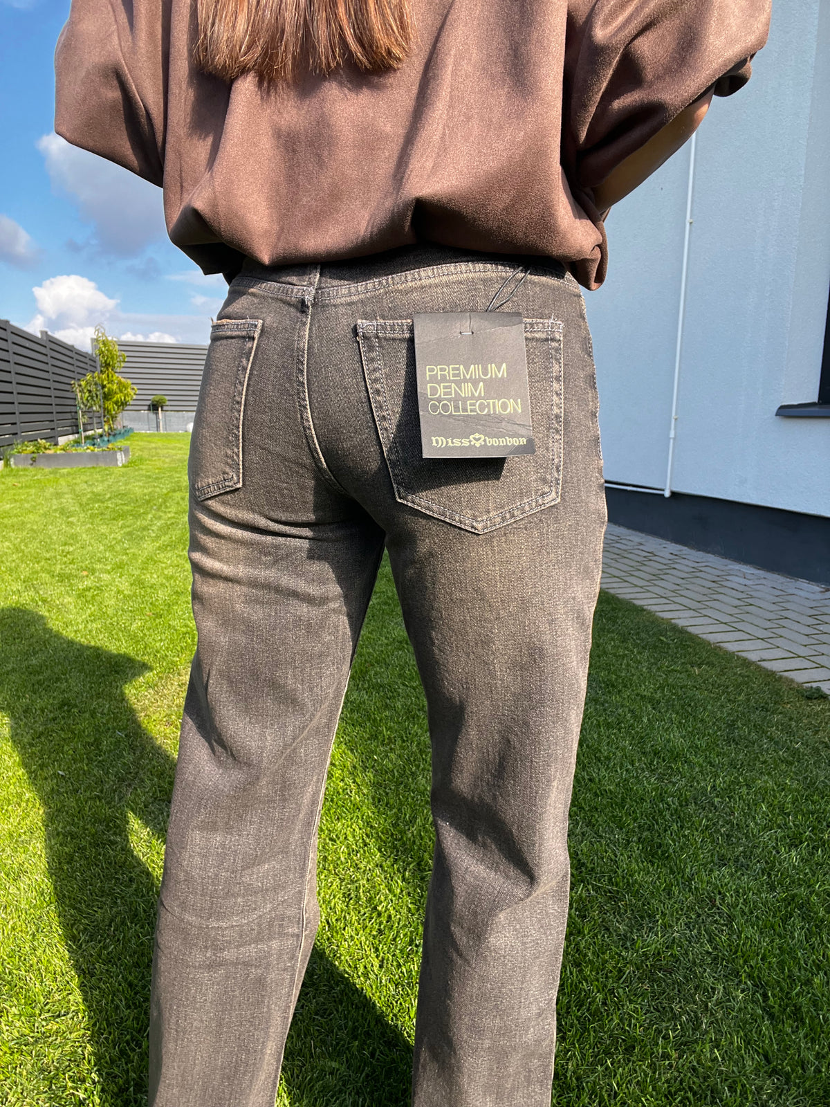 Premium džinsai Brown