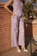 Elegant kelnės Pink