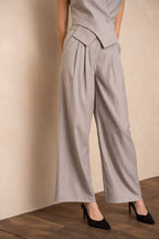 Elegant kelnės Gray