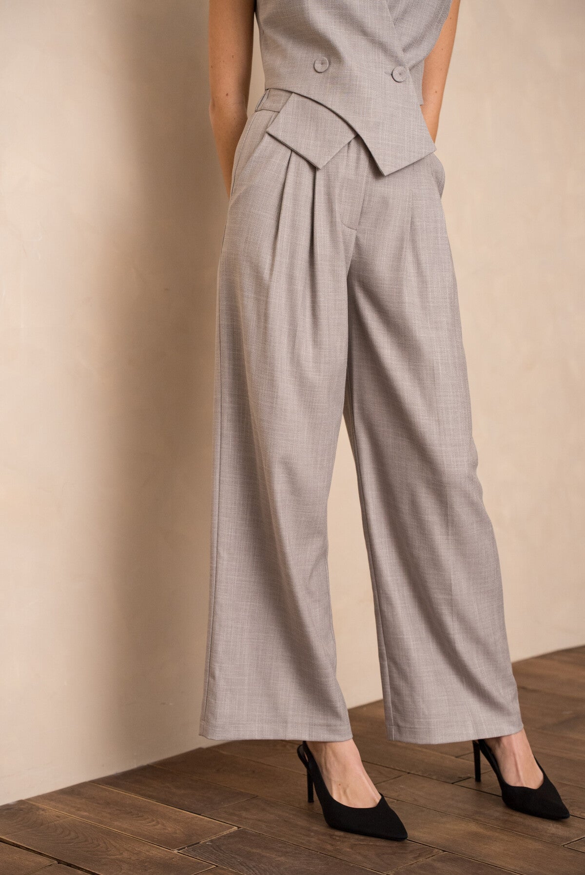 Elegant kelnės straight