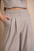Elegant kelnės Gray