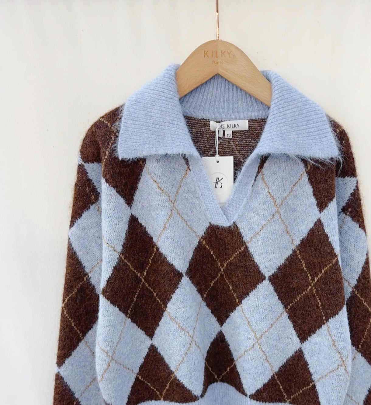 Megztinis Polo rombai