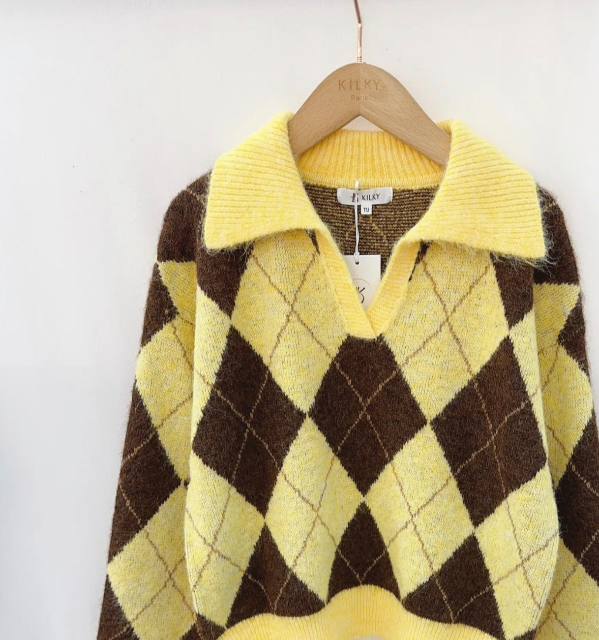 Megztinis Polo rombai