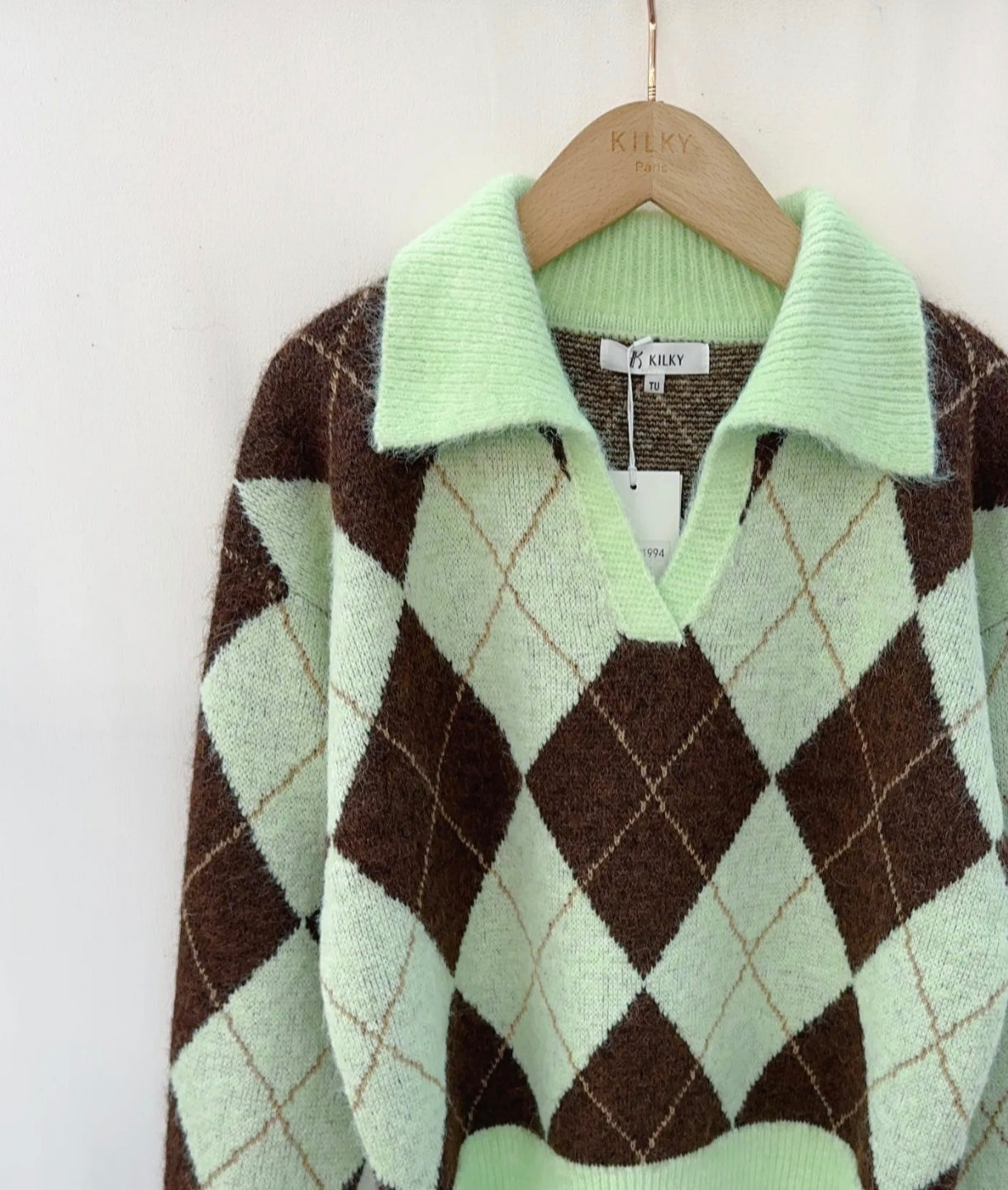 Megztinis Polo rombai