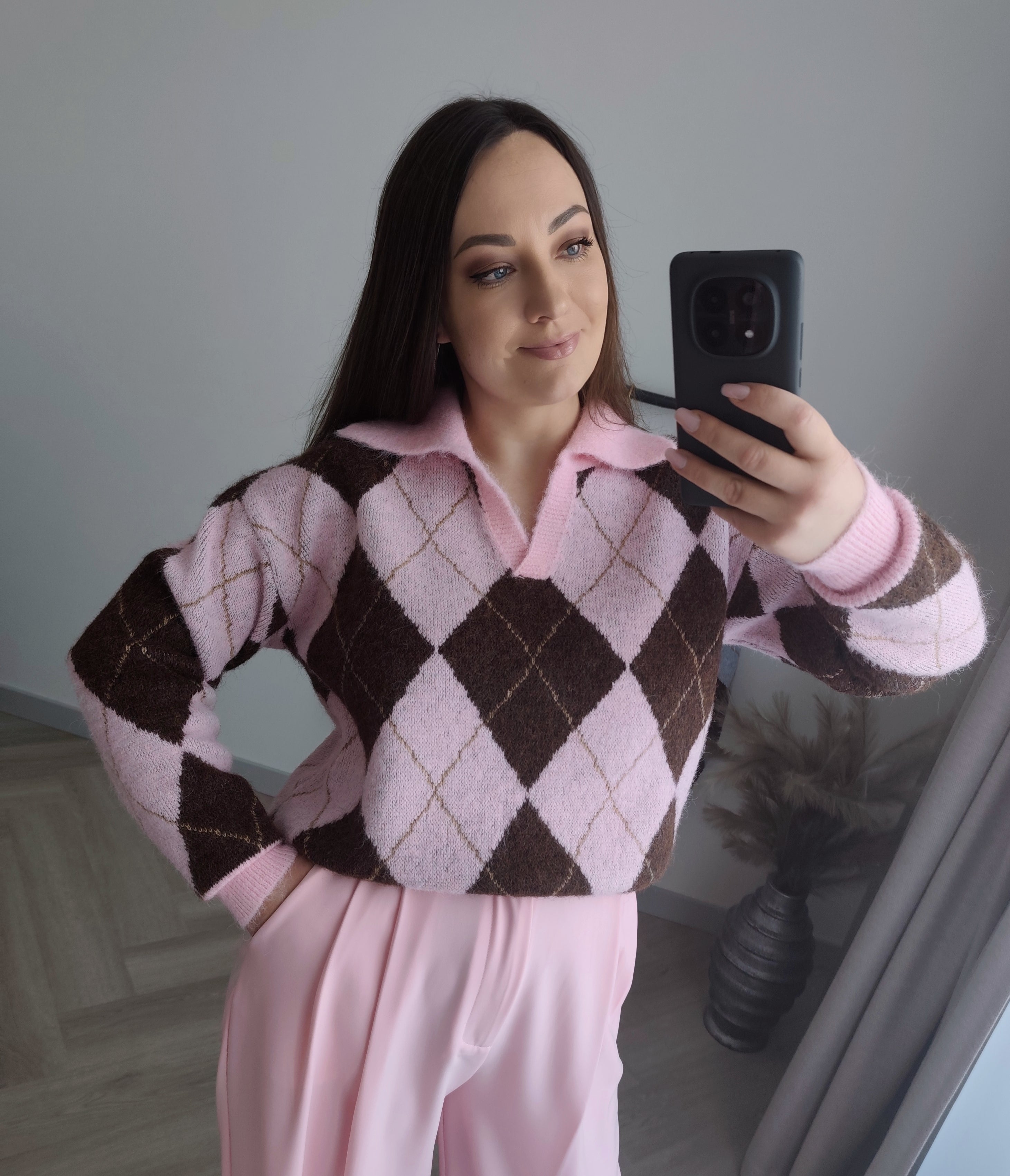 Megztinis Polo rombai