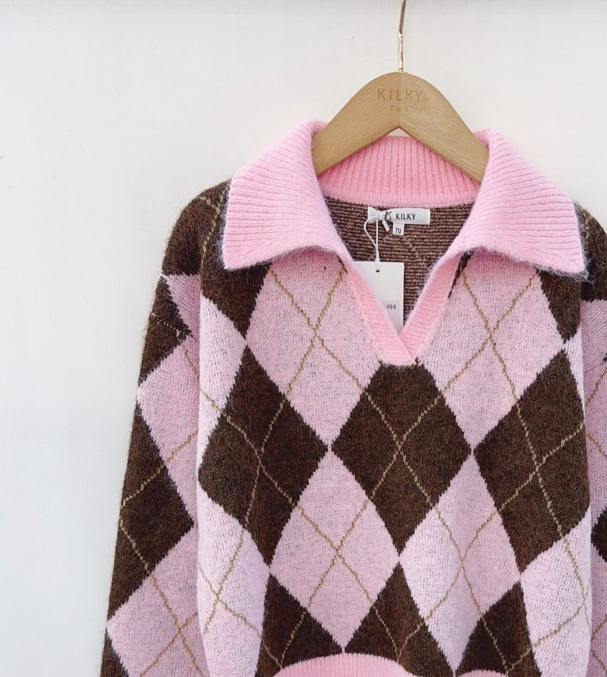 Megztinis Polo rombai