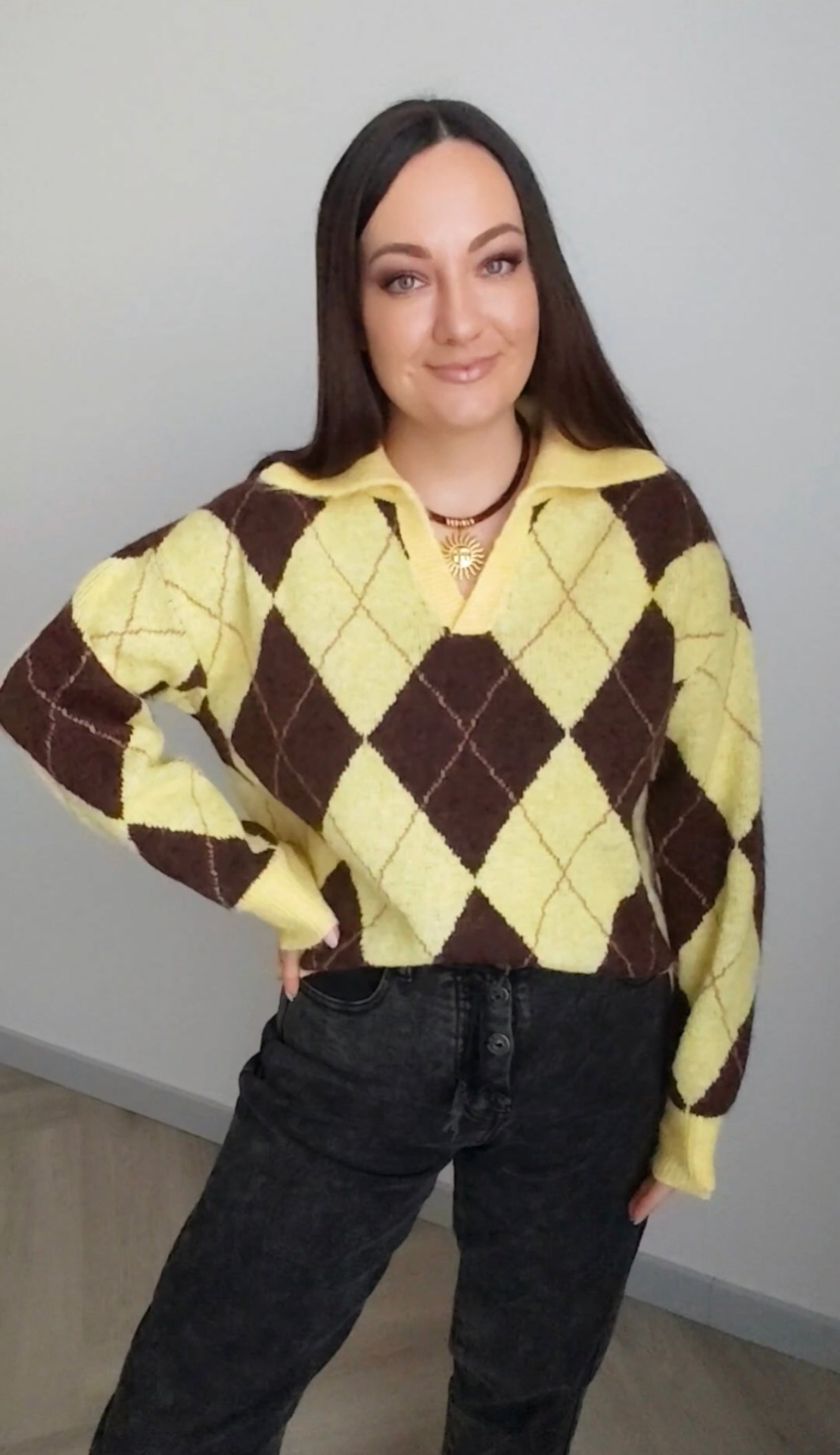 Megztinis Polo rombai